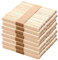 Wenrescry 400 Palos de madera,palitos de madera para manualidades, madera natural, para manualidades, espátula de madera para manualidades y cosméticos,adecuado para DIY manualidades (114 x 9 x 2 mm)