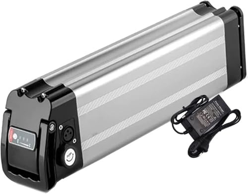 Batterie De Vélo Lithium-ION 48V, E-Bike Batteries 48V 8Ah 10Ah 12Ah 15Ah 18Ah 20Ah 25Ah Batterie De Vélo Électrique, avec 2 Broches pour Moteur 500W, 750W, 1000W avec Chargeur