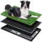 LeFluffy Dog Toilet Tray with Artificial Grass, Dog Litter Tray Indoor, Potty with Washable Pee Pad for Dogs Puppy Toilet Training (51 x 76cm, Large)