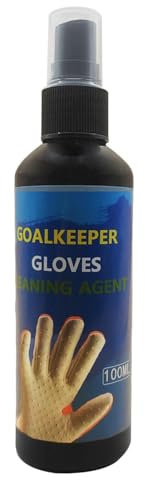Reinigungslösung für Fußballhandschuhe – Reinigung von Handschuhen zur Beseitigung von Gerüchen, antibakterielles Waschspray | 100 ml Torwarthandschuhe, Reinigungsspray, Reinigungsmittel