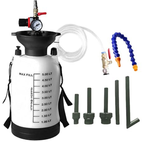 Bomba de aceite de transmisión,Bomba de fluido de transmisión | Kit de bomba de líquido de transmisión portátil de 5 litros, de transferencia de aceite de caja de cambios con adapta