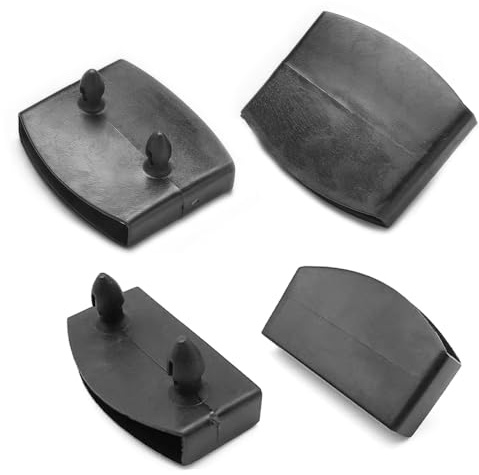 Aieino 36 x Kunststoff-Lattenrostkappen, 55 mm, 24 + 12 Stück seitliche und mittige Bettlattenhalterungen, Halterung, Bettrahmenabdeckung, Ersatz für Einzel-, Doppel-, Kingsize-Betten, Haltesicherung