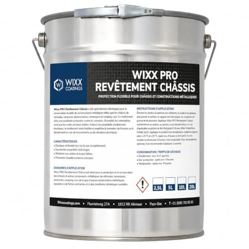Wixx PRO Revêtement Châssis Noir - Noir - 2,5L