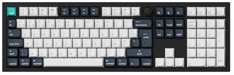 Keychron Q6 Max Clavier Mécanique sans Fil, Disposition des Touches Complète avec Bouton, Programmable QMK/Via, 2,4 GHz/Bluetooth/Filaire, Commutateurs Gateron Banane pour Mac/Win - Noir (FR Layout)