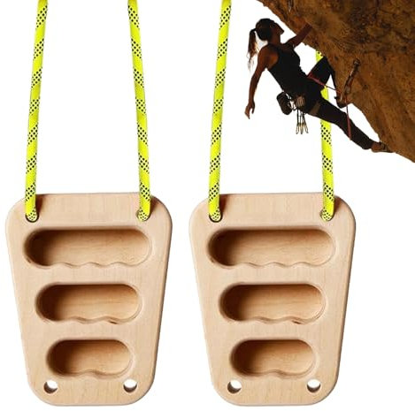 Klettertrainer Fingerboard,2X Fingerboard Trainingsgerät | Holz-Trainingsset Zur Fingerstärkung Für Kletterer Fitness Zuhause Training Outdoor Männer Und Frauen