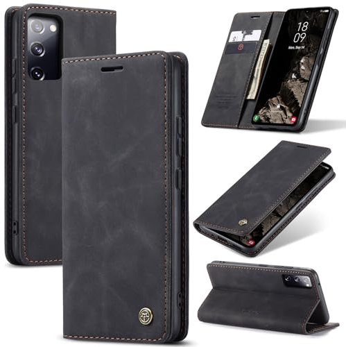 Samokor Handyhülle für Samsung Galaxy S20 5G Magnet Leder Klapphülle