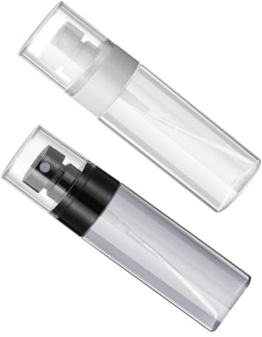 100ml Travel Spray Bottle 2 Pack Fine Mist Travel Aftershave Dispenser | BPA Free Leak-Proof Fine Mist Refillable Plastic Spray Bottles,travel spray bottles for Perfume, Face Mist,toiletries 100ml