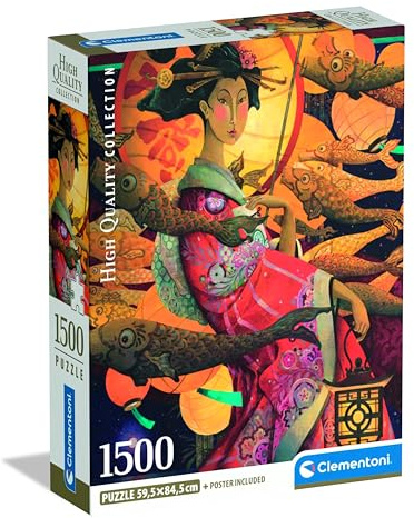 Clementoni Koinobori Dance Puzzle 1500 Teile | Puzzle Erwachsene in 59,2 x 84,3 cm - Puzzle Erwachsene anspruchsvoll von Clementoni 31756