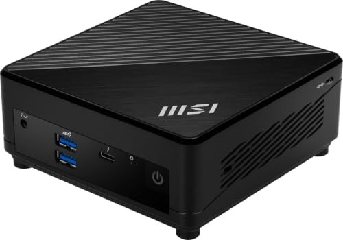 MSI Cubi 5 Mini PC Intel Core Solo, Back, Model Cubi 5 1M-495EU, Dedicated Graphics