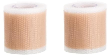 Cerotti per cicatrici in silicone, 2 rotoli di nastro per cicatrici, colore carne