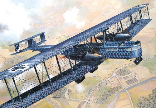 Roden 050 Modellbausatz Zeppelin Staaken R.VI (Aviatik, 52/17)