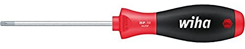 Wiha Schraubendreher SoftFinish® TORX PLUS® Festhaltemechanik Magicspring® mit Rundklinge (28763) 9IP x 60 mm ergonomischer Griff für kraftvolles Drehen, Allrounder für Industrie und Handwerk