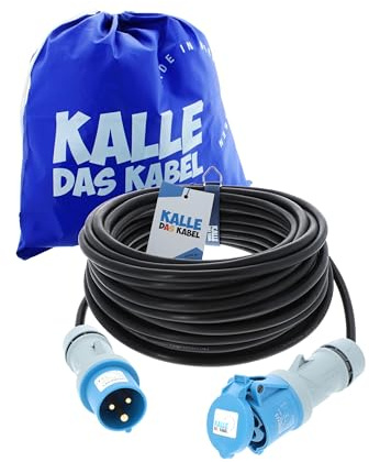 KALLE DAS KABEL CEE-Gummiverlängerung H07RN-F 3G 1,5 mm² 50 m