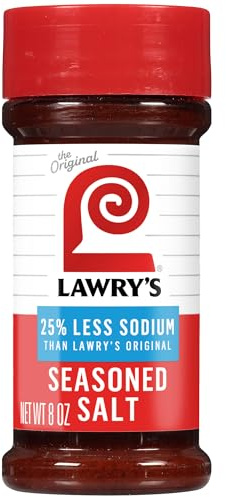 Lawry’s 25% Less Sodium Seasoned Salt, 226 grams