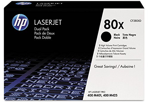 HP Toner Nr. 80XD schwarz, CF280XD