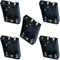 Aerzetix -5X Porte-Piles 3xAAA LR03 - Boîtier pour 3 Piles ou Accus Fiche Prise Chassis Bec - C3412