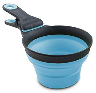 DEXAS - Klipscoop, gobelet doseur de croquettes rétractable