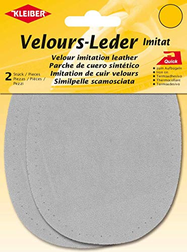 Kleiber + Co.GmbH Velour-Bügelfl./ oval, 9, ca. 13 cm x 10 cm, 87709
