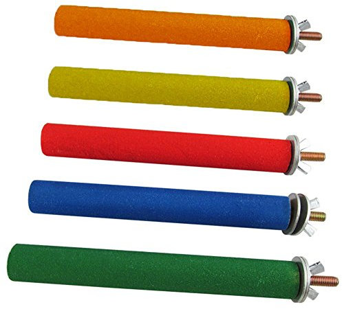 Keersi - Percha lima uñas de madera para jaula de pájaros