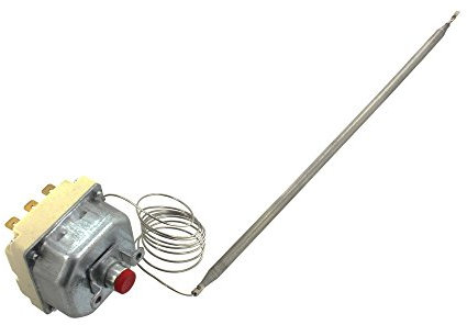 EGO Deep Fat Fryer 3 Pole Limiter Thermostat, Stainless Steel, Electric, Freestanding, Front Door Orientation