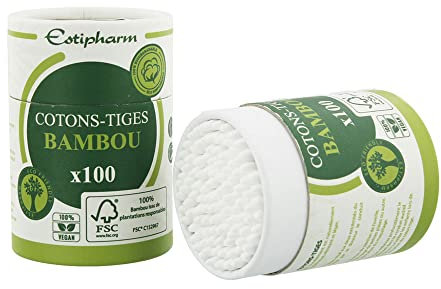 Estipharm Cotons Tiges Bambou 100 Pièces