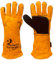 Heavy Duty Wood Burning Stove Gloves Fireplace Heat Resistant Gauntlets Welding