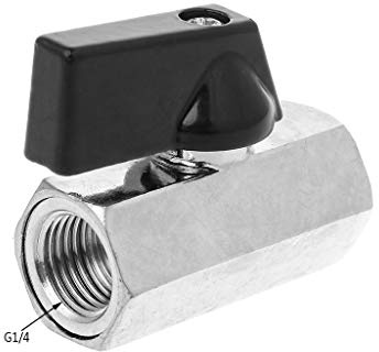 Abwan-Schalterstecker, Wasserabsperrventil für doppeltes Innengewinde G1 / 4 für die Wasserkühlung am Computer