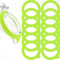 LUTER Silicone Jar Seals Replacement, Airtight Silicone Gaskets (Green)