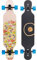 BTFL Drop-Through Longboard Flora Skateboard für Mädchen, Komplett-Board mit ABEC 9 Kugellager, Cruiser für Anfänger und Fortgeschrittene