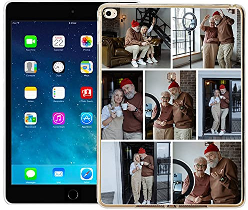 Custom iPad Mini 3 2014 Clear Case for iPad Mini 2 2013,Personalized Ultra Slim Transparent Soft TPU Back Cover Skin for Apple iPad Mini 7.9 Inch ( iPad Mini 3 2014)(Clear 7 Pictures)