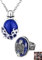 HJYZY 12 Stück The Vampire Diaries Daywalking Katherine Sapphire Crystal Anhänger Halsketten Aufkleber Daylight Walking Signet Damons Ring Set