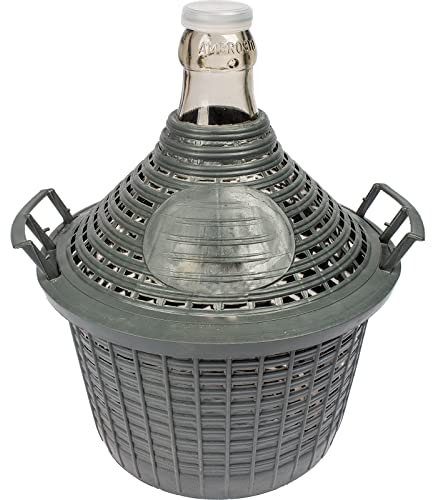 AlcoFermBrew Bonbonne en Verre 5L – Dame-Jeanne en Verre | Seau Fermentation