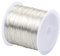Yasmous 100m x 0.3mm Copper Jewelry Wire Craft for Jewellery Making Tarnish Resistant Beading Roll Metal DIY Necklace Bracelet Earring Crafting Supplies, Silver Electroplated