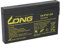 Batteria WP2-12 12V 2Ah al piombo AGM compatibile NP2-12, MP2-12SL, NP2-12FR