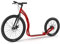 Yedoo Trexx Disc Tretroller - bis 150 kg, mit Luftreifen 26/20 - Offroad Scooter für Erwachsene, Dogscooter aus Aluminiumlegierung mit Scheibenbremsen und verstellbarem Lenker, Gewicht 9,1 kg (rot)