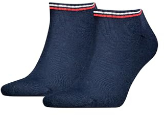 Tommy Hilfiger Unisex Sneaker Socken, Marineblau, 43-46 EU