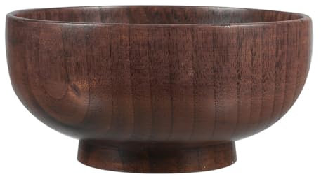 PRETYZOOM Ensaladera de Madera Anti-escaldaduras Cuenco de Madera Grande fruteros de Madera Cuencos de Madera Ensalada Cuenco para Servir ensaladeras Grandes Alta Capacidad Postre vajilla
