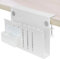Support mural double couche pour ordinateur portable, support de bureau, organiseur de bureau, système de câbles pour le sous-table sans perçage, accessoires de bureau pour bureau et bureau à domicile