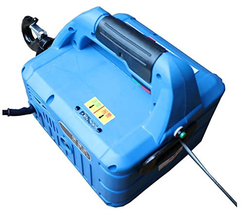 AmNooL 220V Portable Electric Winch 500KGX7.6M 200x19M Winch Traction Block Electric Hoist Windlass