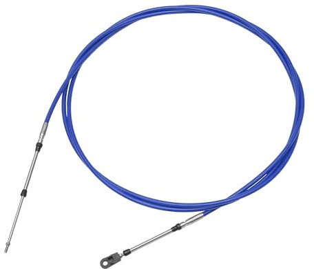 QUARKZMAN 13FT 33C Marine Boot Gas- und Schaltzug Blau für Yamaha