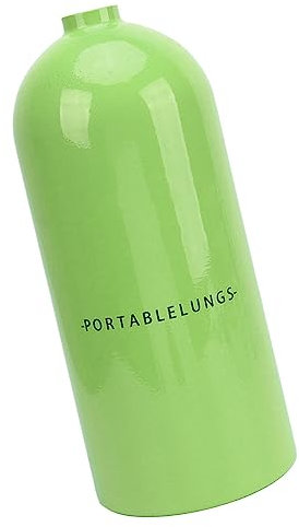 Tanque de Buceo de 3 litros, Pequeño Tanque de Oxígeno, Equipo de Snorkel Portátil para Respiración Subacuática para Rescate Acuático (Green)