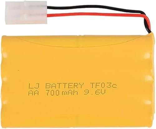 Drone Battery 9.6v 700mah Battery + 9.6v Remote Control Toy Charger 9.6v 100 * 56mm AA Rechargeable Battery Pack White