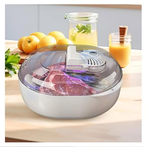 6 In 1 Tabla Descongelar Rapida DescongelacióN RáPida Y EsterilizacióN UV, Menaje De Cocina AtomizacióN Y PreservacióN UltrasóNica, Bandeja para Descongelar CóModo, Seguro Y RáPido