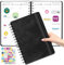 Kalender 2025 Buchkalender (Aug.2024-Dez.2025) Terminplaner 2025 A5 1 Woche 2 Seite, Studienplaner mit Hochwertiger Ledereinband, Planer 2025 für Büros, Schulen, Organisatoren