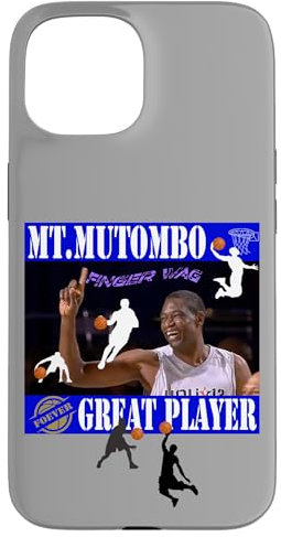 Hülle für iPhone 15 Dikembe Mutombo_NBA_002