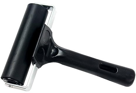 VILLCASE Farbroller-Werkzeug 15 cm Breite Gravurwalze Zum Drucken Von Tinte Kunststoffwalze Bequemer Griff Einfach Zu Verwenden Für Geschnitzte