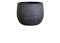 CRBUDY Pots de Fleurs Simples en céramique Noire, Grands Pots créatifs en céramique pour Plantes Vertes de Gros Calibre, jardinières en Ciment de qualité supérieure