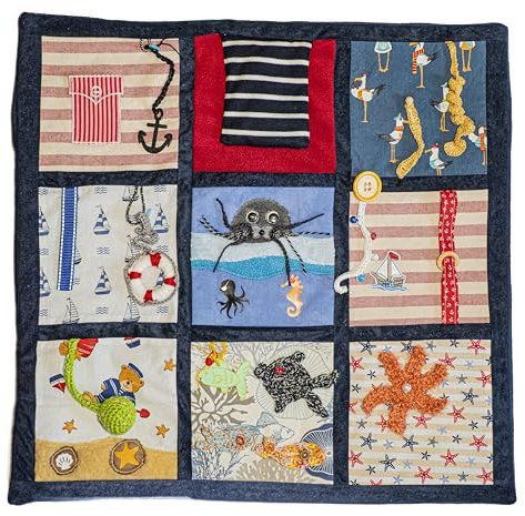 Nesteldecke, Demenzdecke Meer und Mehr Handmade