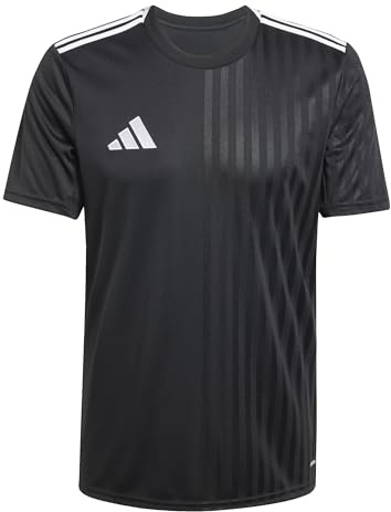 adidas Men's Campeon25 Jersey Shirt, Black/White, L