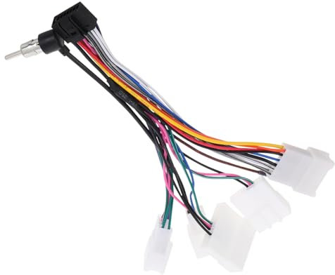 Homoyoyo Adattatore Cablaggio Per Stereo Auto Compatibile Con Veicoli Facile Installazione Per Radio Layout Di Cablaggio Organizzato e Compatto